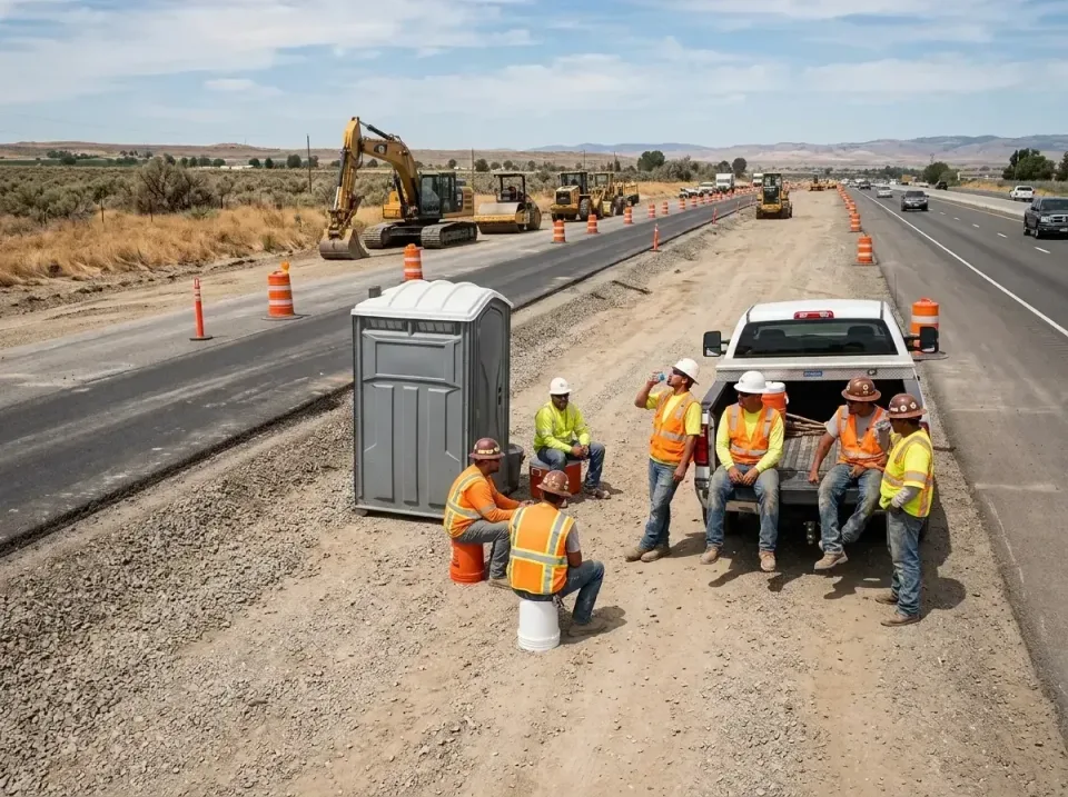 highway-road-construction-crew-007 — frequently asked questions, Porta Potty and Restroom Rentals in Goose Creek Village, VA